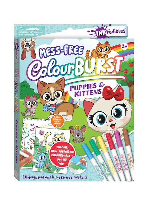 Hinkler Inkredibles Color Burst Puppies and Kittens