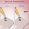 Moxedo Camera Lens Protector, 9H Tempered Glass, Aluminum Alloy Individual Ring Camera Cover Screen Protector Compatible for iPhone 13 6.1 inch/ 13 Mini 5.4 inch (PINK)