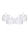 Generic 4 Pack Led Flame Flickering Effect Candle Light Lamp White 0.047Kg