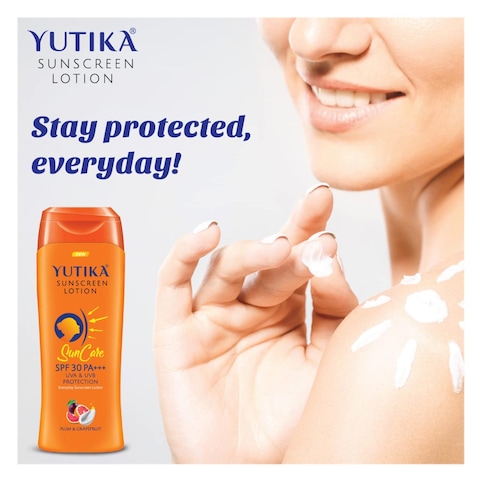 Yutika SPF 30 PA+++ UVA And UVB Protection Sunscreen Lotion 100ml
