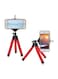 Generic - Mini Flexible Sponge Octopus Tripod Red/Black