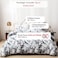 Luna Home King size 6 pieces  bedding set,marble design.