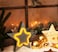 Wooden Festive Season Star Neon Light 20X20cm