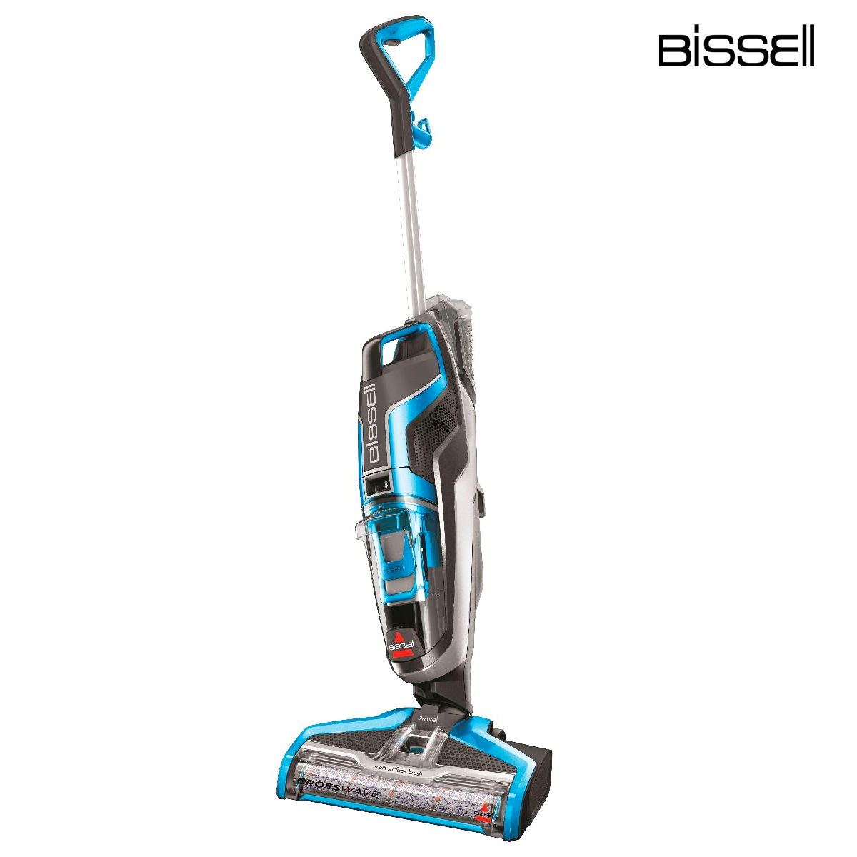 Bissell Crosswave 3-In-1 Multi-Surface Upright Vacuum Cleaner (Black &amp; Blue) Bism-1713.