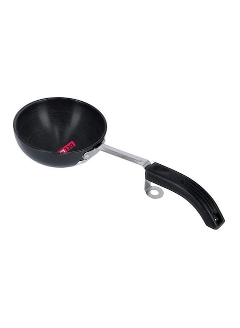 Delcasa Aluminum Anodized Tadka Pan Black/Silver 11cm