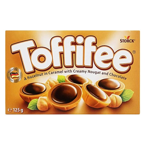 Storck Toffifee Hazelnut With Creamy Nougat and Chocolate Candies 125g (15 Pieces)