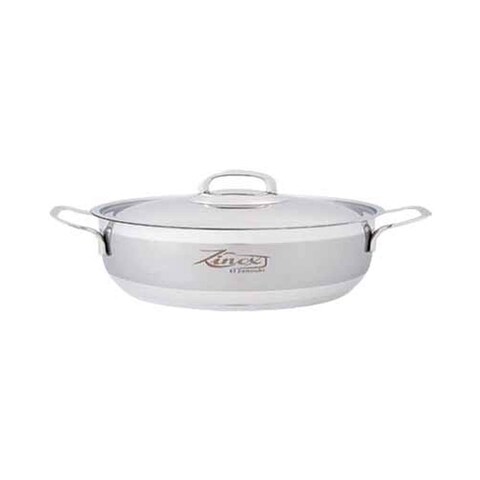 Zinox Elegant Stainless Steel Saute Pan - 26 cm - White