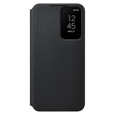 Samsung Clear View Case Cover For Galaxy S22 Black
