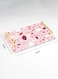 Lowha Decorative Acrylic Serving Tray With Gold Metal Handles And Terrazzo Design 20x30 cm