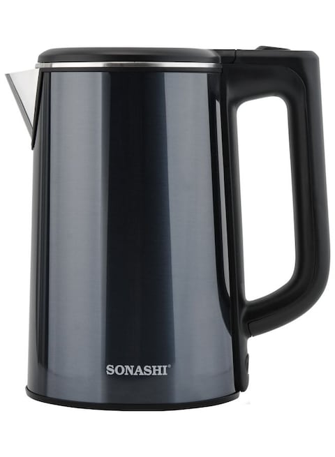 Sonashi Stainless Steel Cordless Kettle 1.8 L SKT-1810 Black