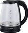 Flexy 1.8 Liter Glass Body Electric Cordless Kettle With 360 Swivel Base, Power Cord Storage, Auto Cut-Off Function, LED Indicator, 1500 Watts