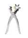 Generic Multi-Functional Hole Puncher Silver/Black/Yellow 21x8centimeter