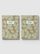 Lowha Spiral Notebook With 60 Sheets And Hard Paper Covers With Elm Branches &amp; Leaves Design, For Jotting Notes And Reminders, For Work, University, School