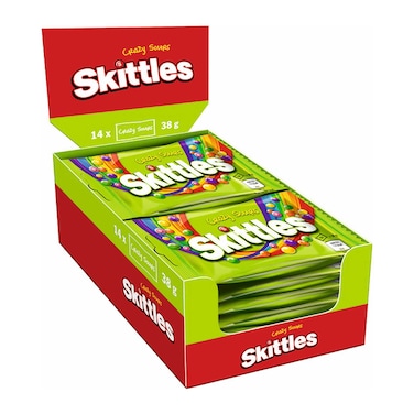 Skittles Crazy Sour Candy 38g x14