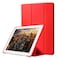 TRON Case Compatible with iPad 9.7&rdquo; 2018/2017(6th/5th Gen)/iPad Air 2/iPad Air with Pencil Holder, Soft TPU Back Shell Cover with Auto Wake/Sleep, Red