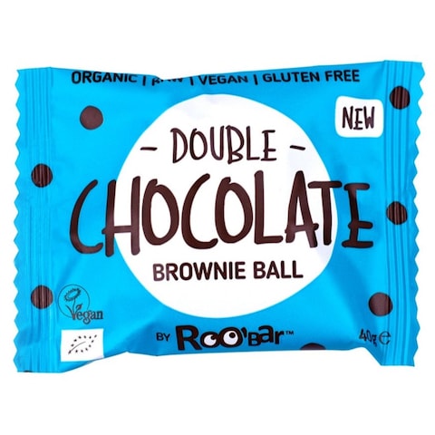 Roo'Bar Organic Brownie Balls Double Chocolate 40 Gram Online ...