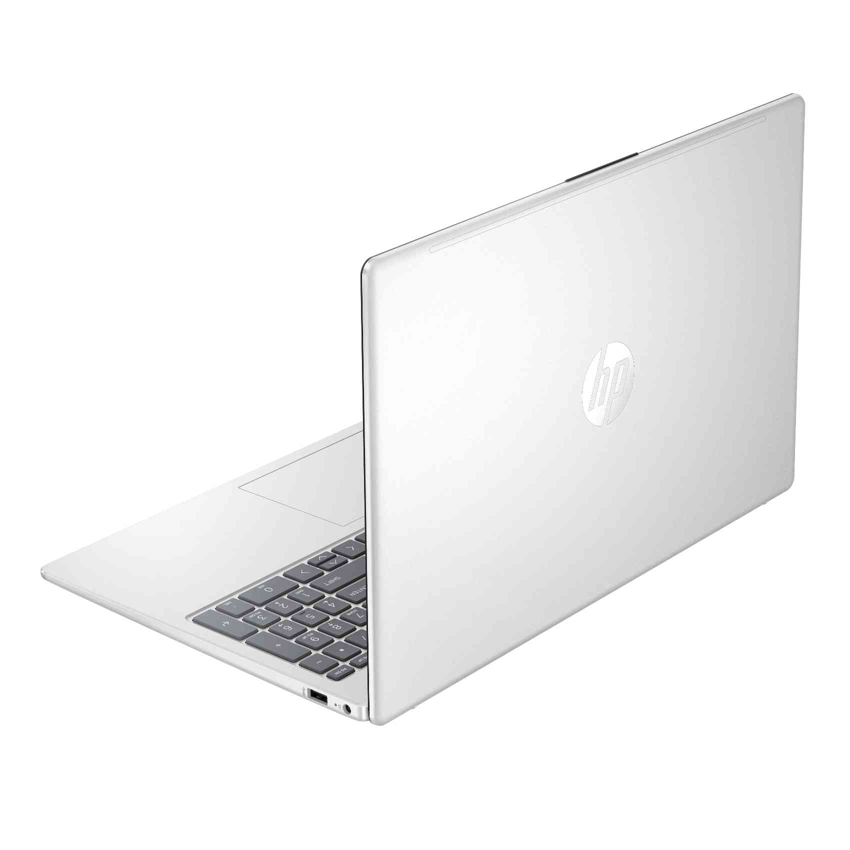 HP 15-fc0007ne Laptop, AMD Ryzen 5 7520U, 8GB RAM, 512GB SSD, 15.6-inch FHD IPS, Windows 11, Natural Silver, English/Arabic Keyboard- 7Q788EA#ABV