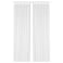 Sheer Curtains 1 Pair White 145X300 Cm