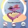 Lovely Baby Foldable Kids Walker BW10 with Adjustable Height, Musical Toys, Rotating Wheels, Comfortable &amp; Safe Activity Walker for Toddlers, Small Infant Boy Girl 6-18 months - Pink