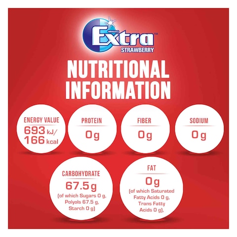 Extra Strawberry Gum - 14 gram