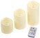Other 3Pcs/Set Cylindrical Colorful Remote Control Timed Flameless Led Candle Light