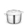 Korkmaz Alfa Extra Deep Stainless Steel Casserole Pot 30X20 Cm / 14.0 L