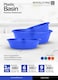 Royalford Plastic Basin, 2.75L Rolled Rim Wash Tub, Rf10705 Multipurpose Washing Tub Non-Slip Tub For Washing Dishes, Storing, Soaking Laundry, Cleaning &amp; Gardening, Assorted