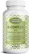 Oladole Natural B-Complex With Folic Acid + Vitamin C, 120 Tablets