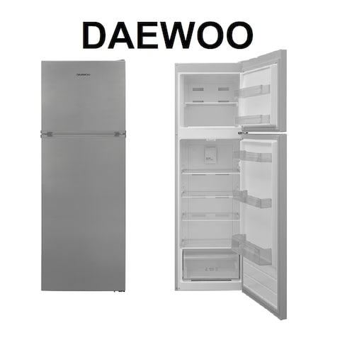 Daewoo Top Mount Refrigerator - Gross 343L / Net 310L - Silver - FR-343S