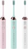 Green Lion Electric Toothbrush With 5 Modes &amp; 4 Brush Heads, Suitable For Sensitive Teeth, Standard Whitening, Slim Design, Sensitive Cleaning, Intelligent Timing (Pink) - Electric Toothbrush