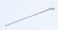 STAINLESS STEEL OVAL 10 INCH SKEWER