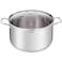 Tefal Intuition Stainless Steel Casserole With Lid Silver 20cm