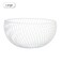 Decdeal - Fruit Dish Round Fruit Basket Metal Wire Bowl Stylish Dish Organizer for Bread Fruit Snacks Candy Households Items