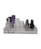 Clear Acrylic Lipstick Organizer Display Stand Cosmetic Makeup Organizer for Lipstick, Brushes, Bottles