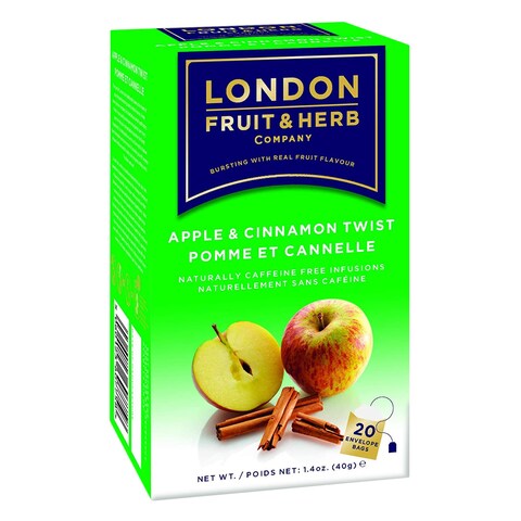 London Fruit And Herb Apple And Cinnamon Twist Tea 40g