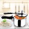 VINOD STEEL INDUCTION PRESSURE COOKER INNER LID, 3.5 LITER, SILVER, VPCI03.5, 1PC