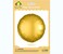 Party Time 1pc 18" Matte Gold Round Shaped Foil Mylar Balloons For Mother's Day, Wedding Decoration &amp; Engagement - Birthday Party Supplies