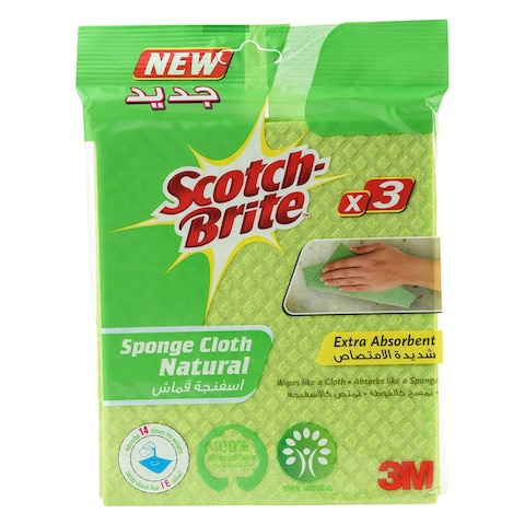 SCOTCH BRITE SPONGE CLOTH NATURALS