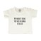 تيشيرت بشخصية ميكي من صفيق مزينة برسالة: والداي يظنن أنهم هم المسؤولون #لطيف العمر: 6-12 شهر (أبيض)