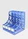 Generic Desktop Magazine Holder Deep Blue/White