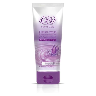Eva Facial Wash And Make-Up Remover With Glycerin for Dry Skin - 150 ml