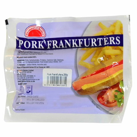 Farmers Choice Frankfurters Sausages 250g