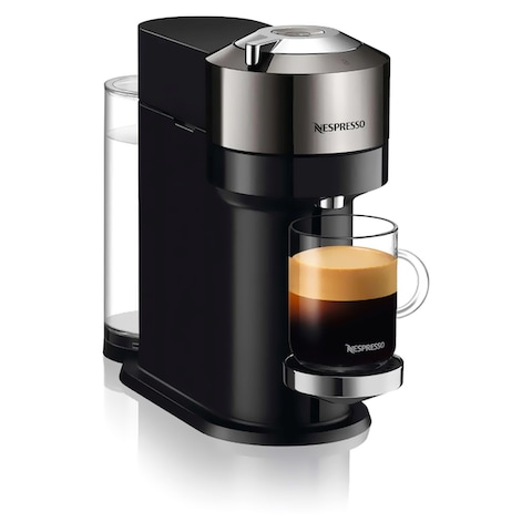 Nespresso Vertuo Next Coffee Maker GCV1 Deluxe Dark Chrome 1.1L