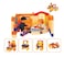 RBWTOYS Indoor/Outdoor Premium Quality Plastic Blocks Set and Brain Storming games for childs  RW-16641
