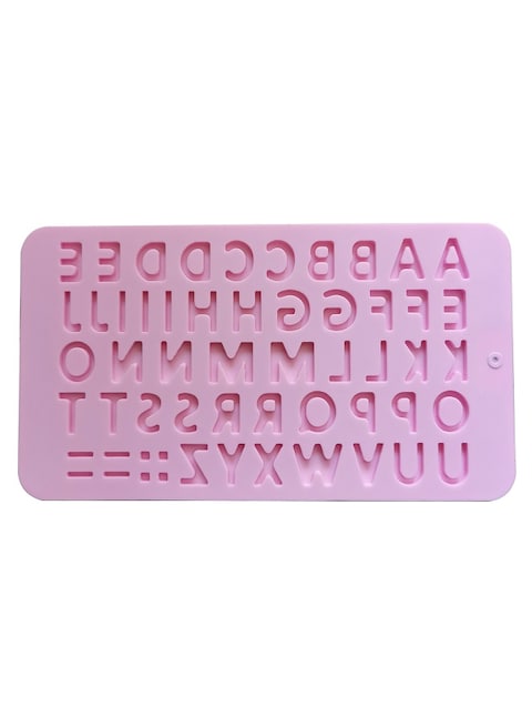 Alphabet Silicone Molds Candy Chocolate Molds for DIY Letter Chocolate, Crayons, Christmas Day Cake Decorating