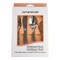 Eazy Kids Set of 4 Cutlery (Spoon, Fork, Knife &amp; Tea Spoon) w/ Silicon Pouch &ndash; Grey