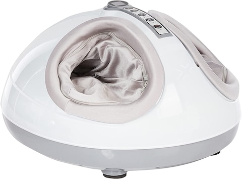 Sky Land Foot Massager With Heating-Function, Air Compression, Pressing, Kneading, Scrapping, Rolling And Shiatsu-Em-2194, Whitegray