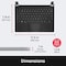 Brydge Microsoft Surface 12.3 Pro+ Bluetooth Keyboard with Trackpad (Silver)
