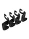Bluelans - 4-Piece Universal Car Seat Back Hanger Hook Set