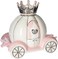 Baby Aspen Ceramic Porcelain Princess Carriage Piggy Bank, Perfect Shower Gift Or Room Decor, Pink/Silver/White, 8.6X6.1X8.6 Inch (Pack Of 1)